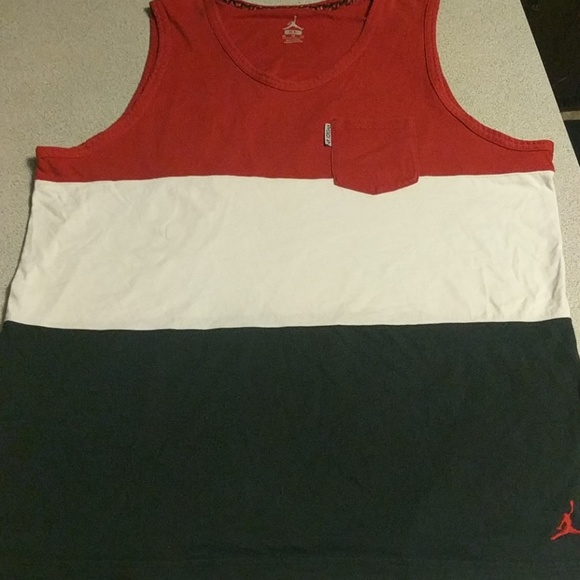 Jordan Other - Mens Jordan colorblocked tank-top